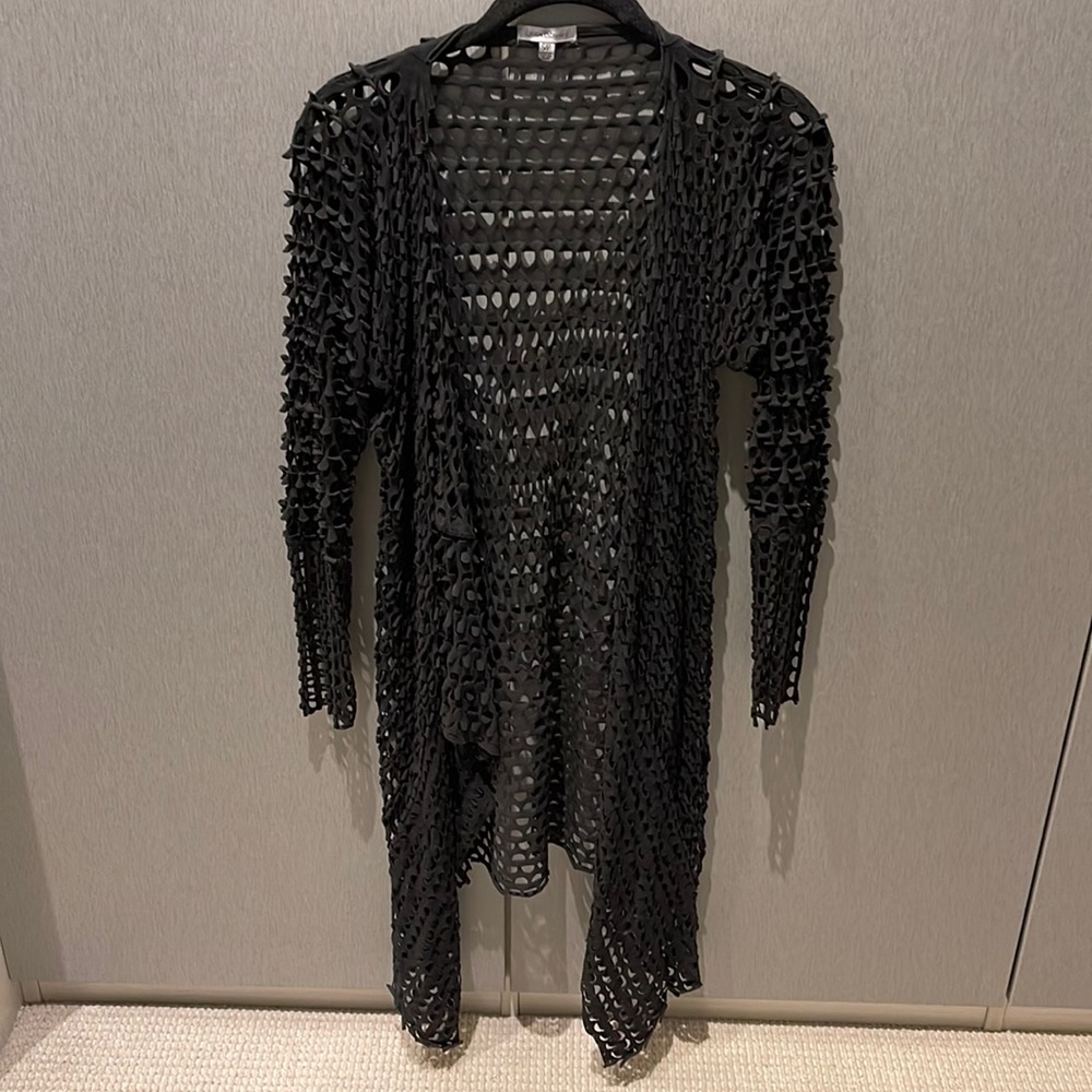 Tunic mesh sweater